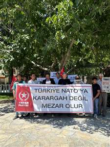       Vatan Partisi Muğla'dan NATO zirvesine tepki haberi